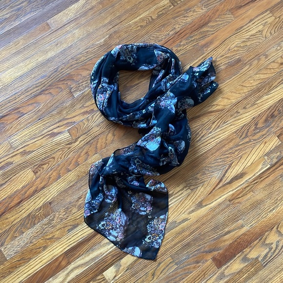 ASOS Sheer Skull Shawl/Scarf - Picture 2 of 5